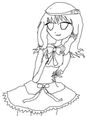 anime cute girl