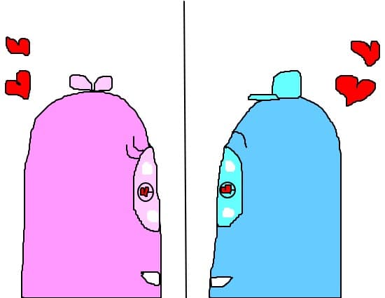 blue&amp;pink