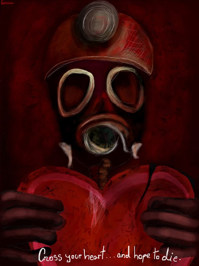Crimson.