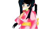 anime girl kimono...dati mare ..l-am colorat