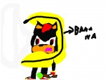 shadow in costum de banana