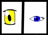 anime eyes vs realistic eyes