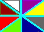 triunghiuri colorate