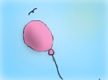 Pink baloon