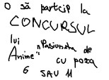 Particip la concurs