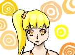 Anime yellow girl