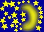 luna si stelele