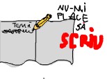 nu-mi place sa scriu