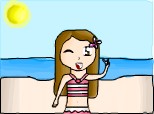 Anime beach girl for Lavi_dragutza