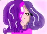 anime purple girl