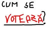 cum se voteaza?