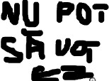 nu pot sa votez