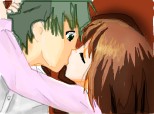 anime boy kiss a girl