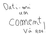 vreau comentari!