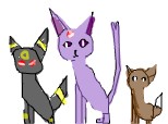 pokemoni mei espeon umbreon si eevee