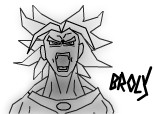 broly ssj2 din dragon ball z