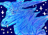 dragon albastru