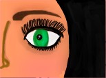 Green eyes...