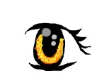 yellow anime eye